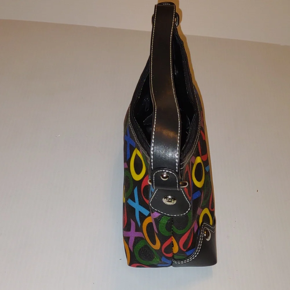 ♥️🌀🤸VINTAGE Y2K XOXO Accessories Rainbow Logo Purse - Picture 13 of 15